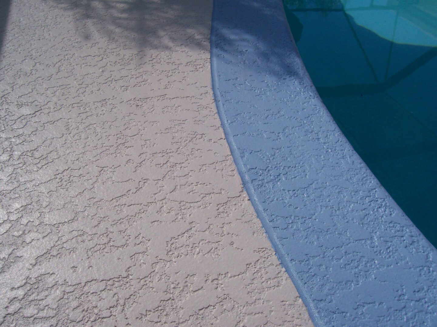 concrete pool deck with texture