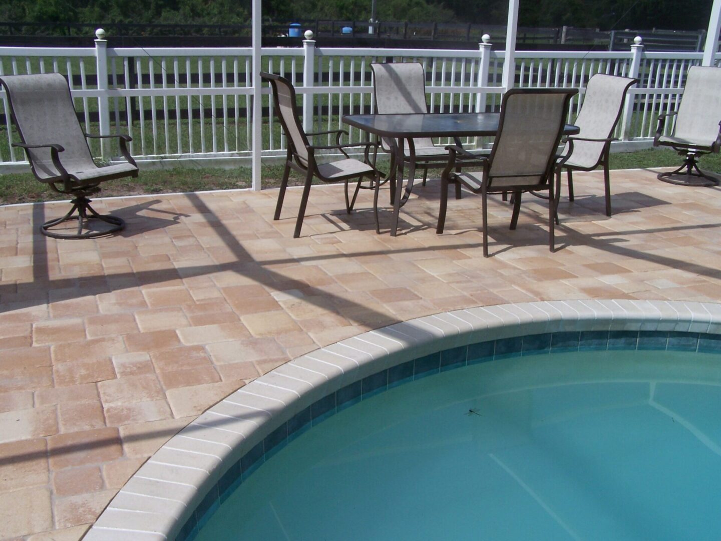brick paver pool deck